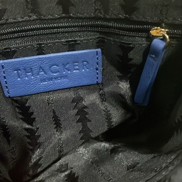 Thacker Gia Pouch wristlet only blue - Picture 5 of 5